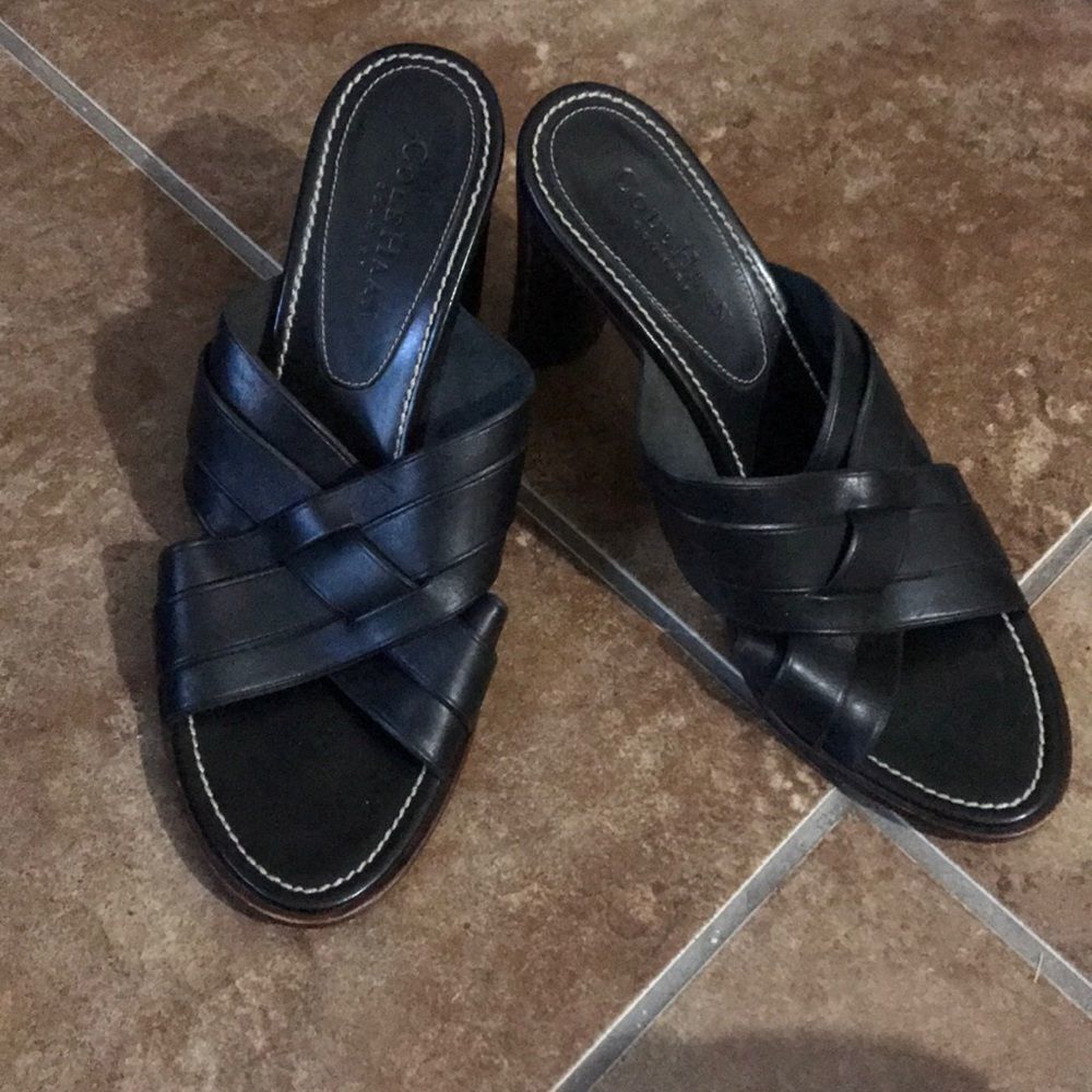 Cole Haan country leather wrap‎ heel with peel toe size 7.5